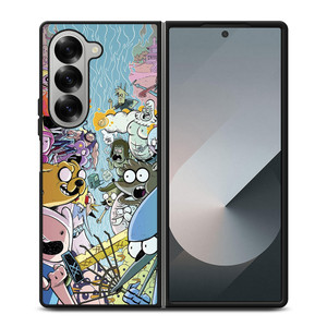REGULAR SHOW CHARACTERS Samsung Z Fold 6 Case REGULAR SHOW CHARACTERS Samsung Z Fold 6 Case