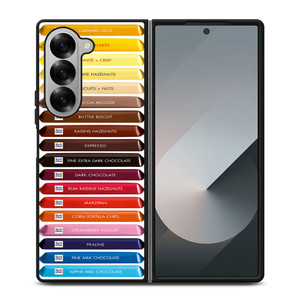 RITTER SPORT CHOCOLATE LIST Samsung Z Fold 6 Case