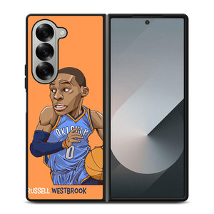 RUSSELL WESTBROOK PAINT Samsung Z Fold 6 Case
