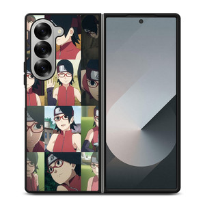 SARADA UCHIHA COLLAGE Samsung Z Fold 6 Case SARADA UCHIHA COLLAGE Samsung Z Fold 6 Case