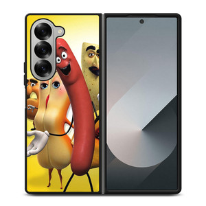 SAUSAGE PARTY CHARACTERS Samsung Z Fold 6 Case