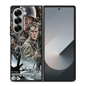 SAVING PRIVATE RYAN MOVIE POSTER Samsung Z Fold 6 Case