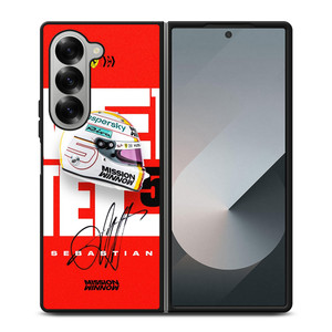 SEBASTIAN VETTEL HELMET Samsung Z Fold 6 Case