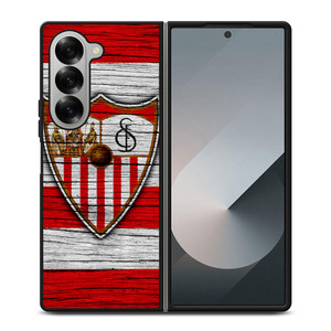 SEVILLA FC LOGO WOODEN Samsung Z Fold 6 Case