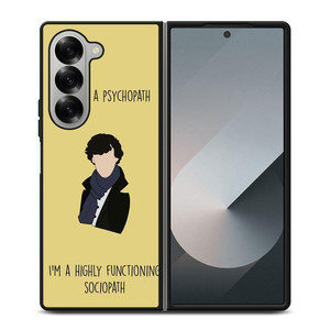 SHERLOCK HOLMES QUOTES Samsung Z Fold 6 Case