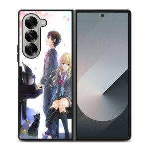 SHIGATSU WA KIMI NO USO ANIME ROMANCE Samsung Z Fold 6 Case SHIGATSU WA KIMI NO USO ANIME ROMANCE Samsung Z Fold 6 Case