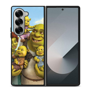 SHREK AND FAMILY Samsung Z Fold 6 Case