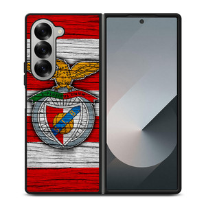 SL BENFICA WOODEN ART LOGO Samsung Z Fold 6 Case