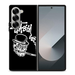 STUSSY SMOKE SKULL Samsung Z Fold 6 Case STUSSY SMOKE SKULL Samsung Z Fold 6 Case