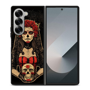 SUGAR SKULL GIRL 2 Samsung Z Fold 6 Case