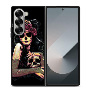 SUGAR SKULL GIRL Samsung Z Fold 6 Case SUGAR SKULL GIRL Samsung Z Fold 6 Case