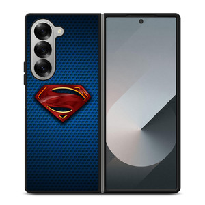 SUPERMAN ELECTRIC BLUE LOGO 2 Samsung Z Fold 6 Case