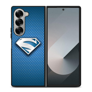 SUPERMAN ELECTRIC BLUE LOGO Samsung Z Fold 6 Case