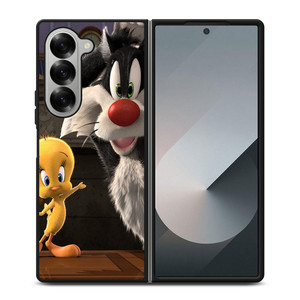 SYLVESTER THE CAT AND TWEETY Samsung Z Fold 6 Case SYLVESTER THE CAT AND TWEETY Samsung Z Fold 6 Case