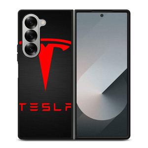 TESLA CAR LOGO 4 Samsung Z Fold 6 Case
