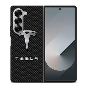 TESLA CAR LOGO Samsung Z Fold 6 Case