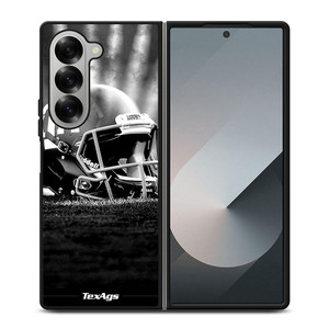 TEXAS A&M AGGIE HELMET Samsung Z Fold 6 Case