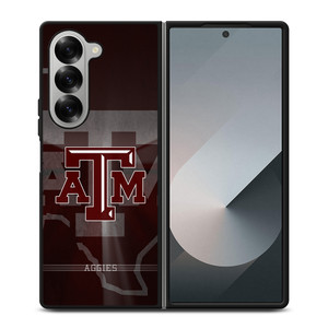 TEXAS A&M AGGIE LOGO 2 Samsung Z Fold 6 Case