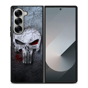 THE BLOODY PUNISHER SKULL Samsung Z Fold 6 Case THE BLOODY PUNISHER SKULL Samsung Z Fold 6 Case