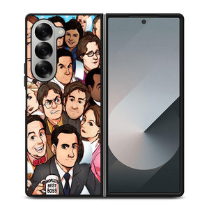 THE OFFICE SERIAL MOVIE CHARACTERS Samsung Z Fold 6 Case