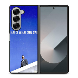 THE OFFICE SERIAL MOVIE QUOTE Samsung Z Fold 6 Case THE OFFICE SERIAL MOVIE QUOTE Samsung Z Fold 6 Case