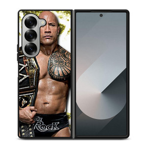 THE ROCK WWE CHAMPIONS 4 Samsung Z Fold 6 Case