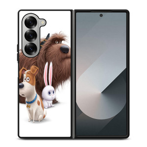THE SECRET LIFE OF PETS CHARACTERS Samsung Z Fold 6 Case