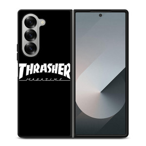 THRASHER MAGAZINE BLACK Samsung Z Fold 6 Case
