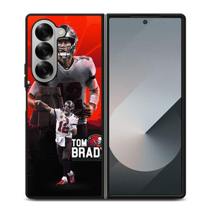 TOM BRADY TAMPA BAY BUCCANEERS Samsung Z Fold 6 Case TOM BRADY TAMPA BAY BUCCANEERS Samsung Z Fold 6 Case