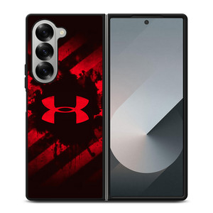 UNDER ARMOUR LOGO RED Samsung Z Fold 6 Case UNDER ARMOUR LOGO RED Samsung Z Fold 6 Case