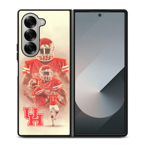 UNIVERSITY OF HOUSTON COUGARS ICON Samsung Z Fold 6 Case UNIVERSITY OF HOUSTON COUGARS ICON Samsung Z Fold 6 Case