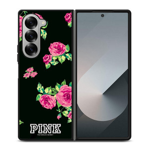 VICTORIA'S SECRET FLORAL PINK Samsung Z Fold 6 Case VICTORIA'S SECRET FLORAL PINK Samsung Z Fold 6 Case