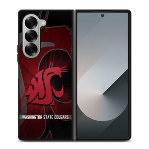 WASHINGTON STATE COUGARS LOGO Samsung Z Fold 6 Case