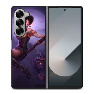 WITCH AND HALLOWEEN MOON Samsung Z Fold 6 Case