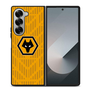 WOLVERHAMPTON WANDERERS FC LOGO Samsung Z Fold 6 Case