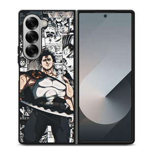 YAMI BLACK CLOVER COLLAGE Samsung Z Fold 6 Case YAMI BLACK CLOVER COLLAGE Samsung Z Fold 6 Case