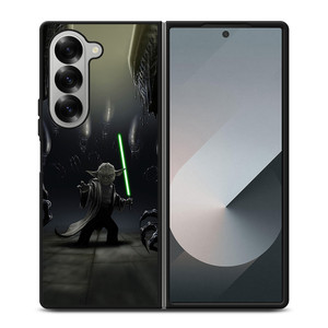 YODA VS ALIENS Samsung Z Fold 6 Case