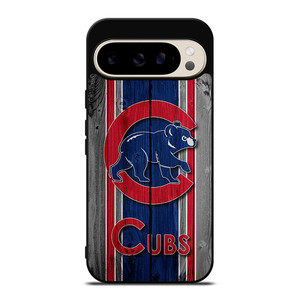 CHICAGO CUBS WOODEN Google Pixel 9 Pro Case CHICAGO CUBS WOODEN Google Pixel 9 Pro Case