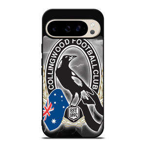 COLLINGWOOD MAGPIES AFL LOGO Google Pixel 9 Pro Case
