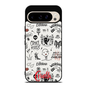 CRUELLA DISNEY PATTERN Google Pixel 9 Pro Case CRUELLA DISNEY PATTERN Google Pixel 9 Pro Case