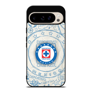CRUZ AZUL DEPORTIVO ART Google Pixel 9 Pro Case CRUZ AZUL DEPORTIVO ART Google Pixel 9 Pro Case