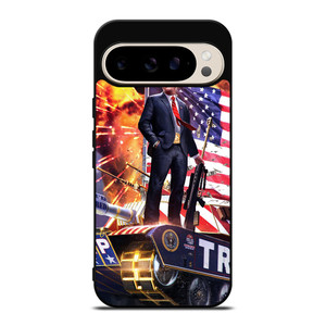 DONALD TRUMP ON TANK Google Pixel 9 Pro Case DONALD TRUMP ON TANK Google Pixel 9 Pro Case