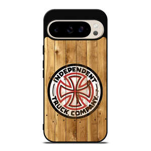 INDEPENDENT TRUCK LOGO WOODEN 2 Google Pixel 9 Pro Case INDEPENDENT TRUCK LOGO WOODEN 2 Google Pixel 9 Pro Case