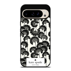 JAPANESE BLACK FLORAL KADE SPADE Google Pixel 9 Pro Case