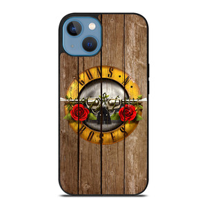 GUN AND ROSES LOGO WOODEN iPhone 13 Case GUN AND ROSES LOGO WOODEN iPhone 13 Case