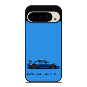 PORSCHE CAR BLUE Google Pixel 9 Pro Case PORSCHE CAR BLUE Google Pixel 9 Pro Case