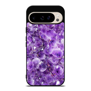 PURPLE CRYSTAL MARBLE PATTERN Google Pixel 9 Pro Case PURPLE CRYSTAL MARBLE PATTERN Google Pixel 9 Pro Case