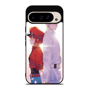 RED BLOOD AND WHITE BLOOD CELLS AT WORK Google Pixel 9 Pro Case RED BLOOD AND WHITE BLOOD CELLS AT WORK Google Pixel 9 Pro Case