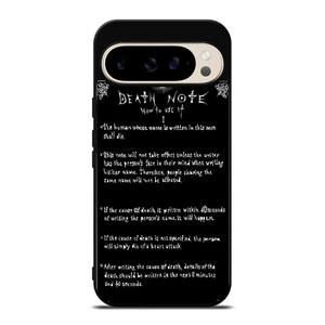 RULES OF THE DEATH NOTE Google Pixel 9 Pro Case RULES OF THE DEATH NOTE Google Pixel 9 Pro Case