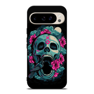 SUGAR SKULL FLOWERS TATTOO Google Pixel 9 Pro Case SUGAR SKULL FLOWERS TATTOO Google Pixel 9 Pro Case